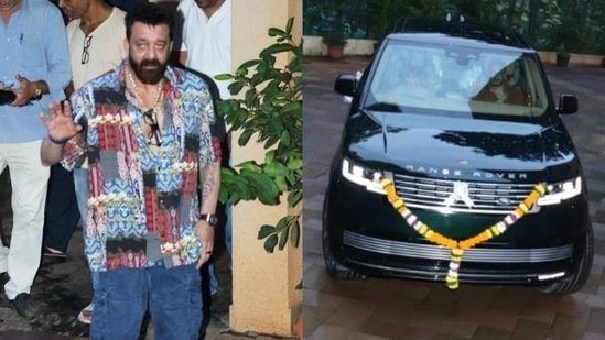 Sanjay Dutt gifts himself a swanky new Range Rover on his 65th birthday. Watch