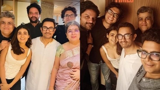 Aamir Khan hosts success bash to celebrate the success of Junaid Khan, Jaideep Ahlawat, Shalini Pandey’s Maharaj