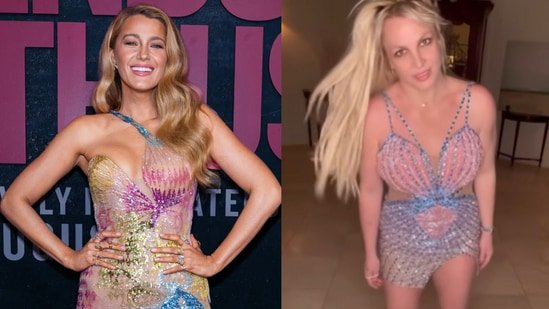 Britney Spears slammed for seemingly throwing shade at Blake Lively with ‘updated’ version of her 2002 Versace gown