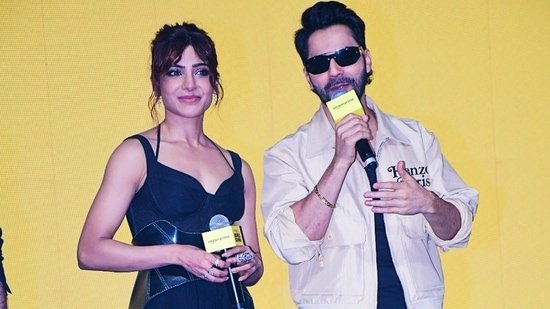 Varun Dhawan on Samantha Ruth Prabhu shooting for Citadel Honey Bunny with myositis: ‘You learn a lot about resilience’