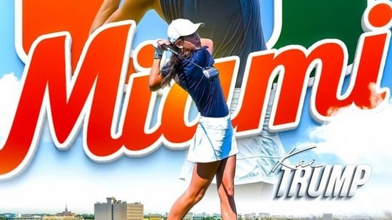 Trump's granddaughter Kai ‘beyond excited’ to play golf at University of Miami