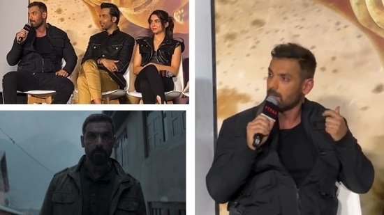 John Abraham loses cool after his films are called repetitive at Vedaa trailer launch: ‘Can I call out idiots?’ Watch