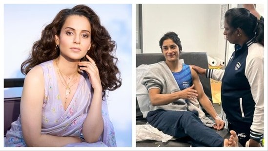 Kangana Ranaut calls Vinesh Phogat 'sherni' after reminding her about protests post Paris Olympics disqualification